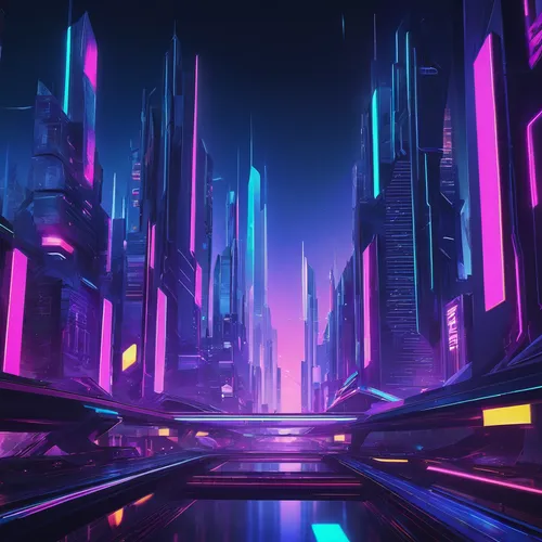 futuristic landscape,metropolis,fantasy city,cyberpunk,futuristic,colorful city,cityscape,ultraviolet,cyberspace,scifi,neon arrows,vapor,city highway,shinjuku,vast,neon lights,tokyo city,light track,virtual landscape,sci - fi,Photography,Documentary Photography,Documentary Photography 11