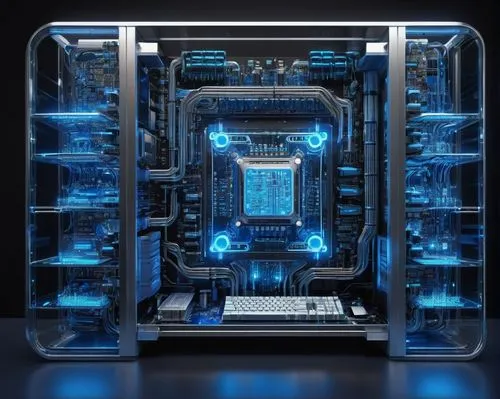 fractal design,supercomputer,computer graphic,computer art,supercomputers,motherboard,mainframes,computer,computer workstation,computerized,computational,mainframe,compute,processor,proliant,computer system,eniac,supercomputing,microcomputer,computer generated,Illustration,Realistic Fantasy,Realistic Fantasy 43