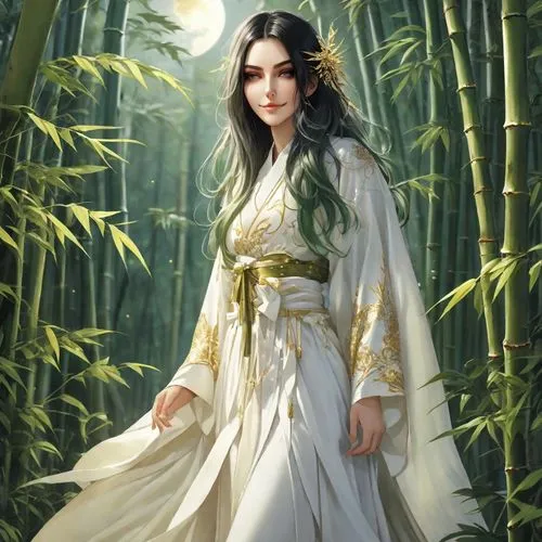 a woman,fantasy portrait,fantasy picture,priestess,lily of the nile,oriental princess,jaya,lilly of the valley,the enchantress,fantasy art,lily of the desert,yogananda,jasmine blossom,sorceress,fantas