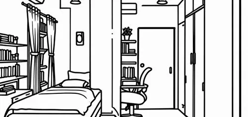 bookcases,bookshelves,bookcase,coloring pages,anteroom,pencilling,storeroom,hallway space,coloring page,nordli,passageways,passageway,bookshelf,storerooms,rooms,pantry,shelving,closets,penciling,inkin