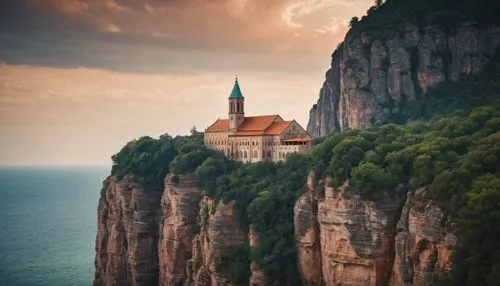 monasteries,monastery,greek orthodox,montserrat,bastei,malaparte,gorges of the danube,monastic,monasticism,putna monastery,cave church,karkaraly,dubrovnic,slovenia,mountain and sea,tailandia,monserrat,montenegro,sunken church,sihastria monastery putnei,Photography,General,Cinematic