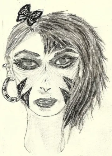 venetian mask,black swan,goth woman,art deco woman,voodoo woman,widow spider,woman's face,female face,masquerade,masque,woman face,vanessa (butterfly),tiger lily,painted lady,la calavera catrina,pierrot,gothic woman,crocodile woman,la catrina,vampire woman