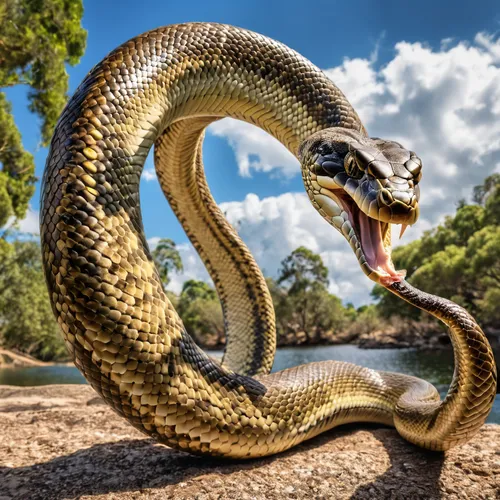 burmese python,african house snake,rock python,rattlesnake,venomous snake,grass snake,king cobra,plains gartersnake,pointed snake,indian cobra,boa constrictor,rat snake,serpent,common kingsnake,groundsnake,rattle snake,hognose snake,yellow python,kingsnake,glossy snake