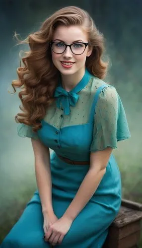 librarian,portrait photography,portrait background,social,image manipulation,portrait photographers,mystical portrait of a girl,with glasses,girl in a historic way,girl in a long,vintage dress,green dress,lace round frames,girl in a long dress,turquoise wool,vintage woman,photoshop manipulation,retro woman,vintage girl,country dress,Illustration,Realistic Fantasy,Realistic Fantasy 16