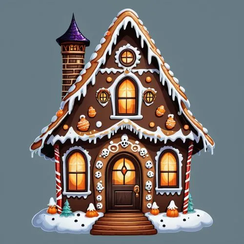 houses clipart,winter house,gingerbread house,the gingerbread house,winter village,christmas house,Illustration,Abstract Fantasy,Abstract Fantasy 11