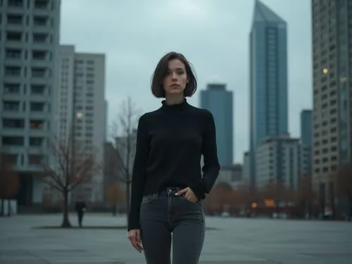 songdo,alita,woman in menswear,turtlenecks,kanno,turtleneck,woman walking,zhuravleva,female model,sevda,yifei,kreuk,city ​​portrait,women fashion,dennings,black coat,mizuhara,abdullayeva,derya,mideksa,Photography,General,Realistic