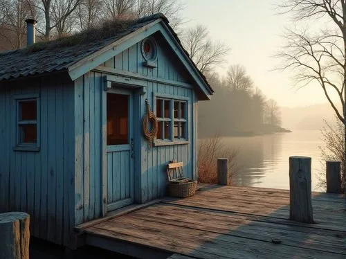 boathouses,boat house,boathouse,boatshed,houseboat,fisherman's house,boat shed,fisherman's hut,houseboats,small cabin,cottage,house by the water,floating huts,wooden house,house with lake,wooden hut,summer cottage,summerhouse,cabins,stilt house,Photography,General,Realistic