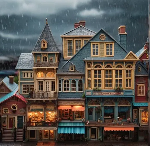 dolls houses,wooden houses,miniature house,disneyland park,victorian house,houses clipart,crooked house,gingerbread houses,doll house,the gingerbread house,dollhouse,doll's house,row houses,crispy house,beautiful buildings,fantasy city,winter village,half-timbered houses,toy store,building sets,Photography,General,Fantasy