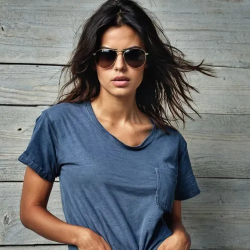 girl in t-shirt,tshirt,krsmanovic,haselrieder,madewell,chambray,azzurra,sunglasses,cotton top,filippa,female model,yiannacopoulos,greczyn,tee,polo shirt,harkavy,aviators,menswear for women,szohr,sunwear,Photography,General,Realistic