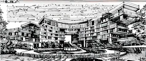 escher village,escher,pen drawing,north american fraternity and sorority housing,kirrarchitecture,engraving,condominium,house hevelius,street plan,valley mills,hand-drawn illustration,hotel complex,bochum-dahlhausen,an apartment,panopticon,pan pacific hotel,house drawing,hotel riviera,multistoreyed,architect plan,Design Sketch,Design Sketch,None