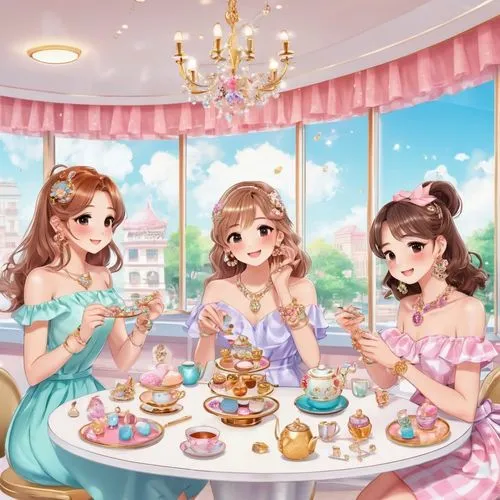 tea party,tea party collection,tea service,high tea,ice cream parlor,tearoom,doll kitchen,women at cafe,afternoon tea,watercolor cafe,tea set,cat's cafe,pastry shop,cafe,tea ceremony,cake shop,tea time,lucky tea,paris cafe,doll's festival,Illustration,Japanese style,Japanese Style 01