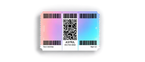 Ticket, transparent background, rectangular shape, white paper texture, bold black font, ticket number, qr code, rippled edge, slight crease, soft lighting, 3/4 composition, shallow depth of field, wa