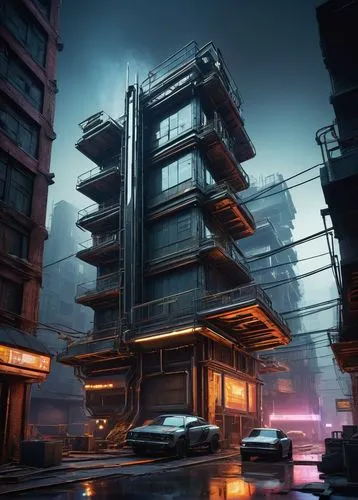 cybertown,cosmodrome,scampia,skyscraper,hawken,arktika,cyberpunk,corpus,cybercity,arcology,metropolis,kaidan,the skyscraper,high rises,cyberport,dystopian,apartment block,skyscraper town,ironopolis,steel tower,Unique,3D,Toy