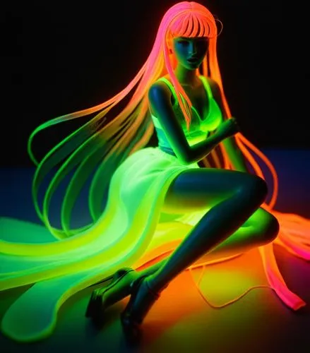 neon body painting,light drawing,glowsticks,glow in the dark paint,light paint,fluoresces,Unique,3D,Toy