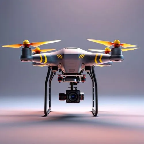 the camera mounted on top of a white and gray flying drone,quadcopter,the pictures of the drone,mini drone,multirotor,mavic 2,quadrocopter,Photography,General,Realistic