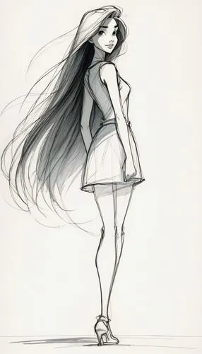 kagome,orihime,aradia,long-haired hihuahua,longhairs,tomoyo,Illustration,Black and White,Black and White 08