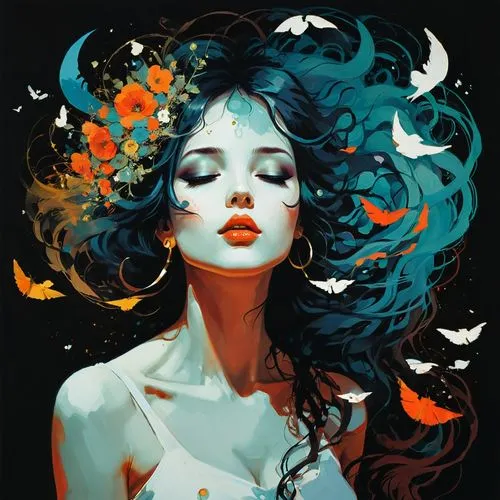 viveros,diwata,persephone,kommuna,butterflies,faerie,Illustration,Paper based,Paper Based 19