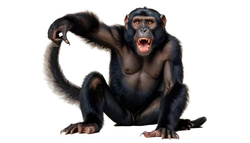 chimpanzee,palaeopropithecus,chimpansee,shabani,macaque,lutung,mangabey,siamang,primate,cercopithecus,francois langur,propithecus,chimpanzees,barbary monkey,macaca,monke,crab-eating macaque,cercopithecus neglectus,macaques,mandrills,Illustration,Black and White,Black and White 28