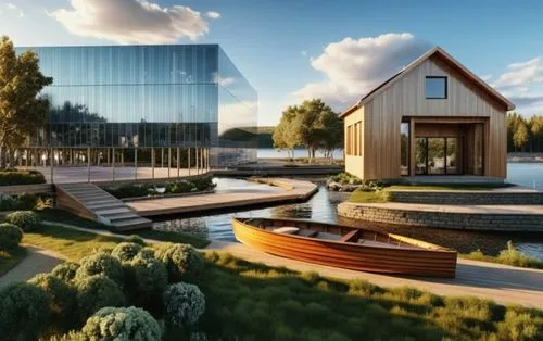 snohetta,3d rendering,cube stilt houses,arkitekter,house with lake,house by the water,bjarke,landscape design sydney,renderings,landscape designers sydney,modern house,render,modern architecture,cubic house,landscaped,floating huts,revit,autostadt wolfsburg,aqua studio,jyvaskyla,Photography,General,Realistic