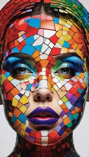 multicolor faces,facets,cubism,rubik's cube,rubik,rubiks cube,head woman,pop art woman,rubik cube,rubiks,prismatic,plastic arts,woman's face,mondrian,cool pop art,woman face,jigsaw puzzle,colorful glass,pop art effect,multicolour,Photography,Fashion Photography,Fashion Photography 25