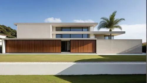 Parede em pedras, detalhes cinza,palmeira iluminada ,a modern home in hawaii with wood shutters and windows,modern house,dunes house,modern architecture,fresnaye,beach house,neutra,Photography,General