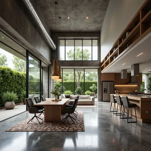 modern kitchen interior,interior modern design,modern kitchen,minotti,contemporary decor,concrete ceiling,luxury home interior,modern minimalist kitchen,modern decor,home interior,kitchen design,mid century modern,kitchen interior,modern living room,mid century house,loft,modern house,modern style,associati,breakfast room