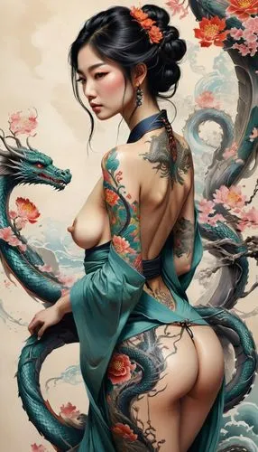 moondragon,oriental painting,japanese art,hoshihananomia,kommuna,viveros,Photography,Documentary Photography,Documentary Photography 08