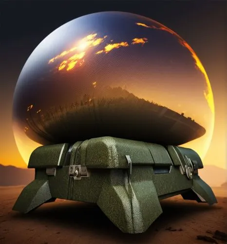 an abstract image of a suitcase with reflection in it,dropship,airships,airship,landship,traveller,bathysphere,Photography,General,Realistic