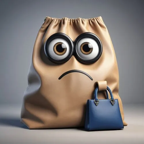 volkswagen bag,minion tim,minion,facial tissue holder,bag,sad emoticon,bowling ball bag,sad emoji,anthropomorphized,dancing dave minion,yellow purse,handbag,money bag,minions,emojicon,emogi,facial tissue,paper bag,a bag,handbags,Photography,General,Realistic