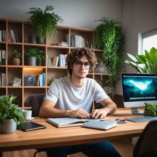 man with a computer,blur office background,inntrepreneur,working space,deskjet,microstock,freelancer,web developer,forest workplace,programmer,in a working environment,full stack developer,computer business,web designer,work at home,deskpro,creative office,workspaces,computerologist,stagiaire,Art,Classical Oil Painting,Classical Oil Painting 40