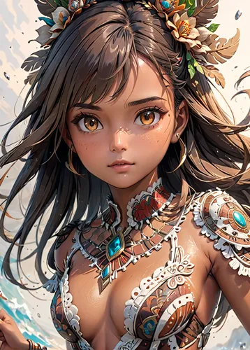 moana,polynesian girl,hula,polynesian,luau,water nymph,tiger lily,mermaid vectors,the sea maid,mermaid background,flora,fantasy portrait,mermaid,ashitaba,aloha,lei,cleopatra,natura,candy island girl,summer crown,Anime,Anime,General