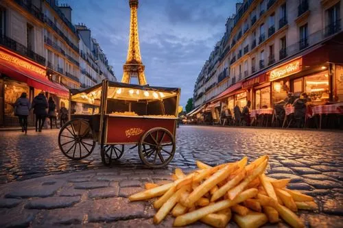 french fries,belgian fries,steak frites,paris,french digital background,fries,potato fries,french food,with french fries,pommes dauphine,paris clip art,montmartre,french culture,paris cafe,france,paris shops,bread fries,trocadero,french-fried,french,Illustration,Paper based,Paper Based 29