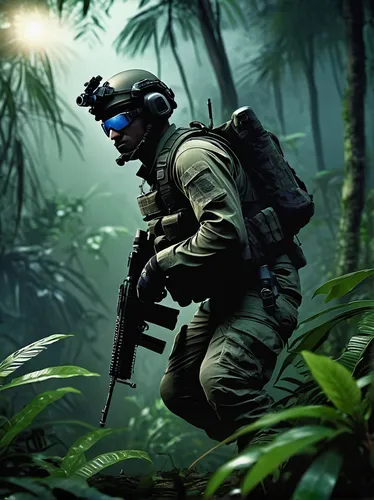 aaa,lost in war,on the hunt,patrol,patrols,sniper,paratrooper,jungle,marine expeditionary unit,cleanup,vietnam,combat medic,mobile video game vector background,special forces,ghillie suit,rifleman,hunting decoy,gi,war correspondent,battlefield,Illustration,Abstract Fantasy,Abstract Fantasy 07