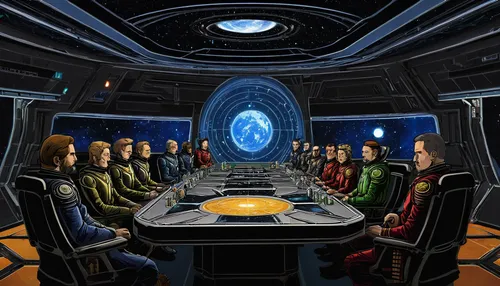 galactic council, diplomacy, alien races, space strategy game, influence resource, faction management, completing missions, declaring rivalries, forming alliances, federations, starbase expansion, int