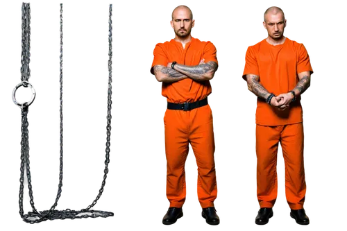 prisoner,prison,shackles,iron chain,uniforms,gallows,restriction,saw chain,bellbind,chainlink,barbed,noose,orange,bind,offenses,chain,fastening rope,criminal,in custody,chains,Illustration,Realistic Fantasy,Realistic Fantasy 12