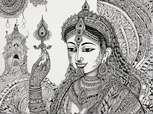 radha,indian art,lakshmi,jaya,janmastami,krishna,pencil art,mehndi,nityakalyani,tarhana,saraswati veena,sangharaja,ramayan,vishuddha,wall painting,mehendi,kali,sari,hindu,background image,Illustration,Black and White,Black and White 11