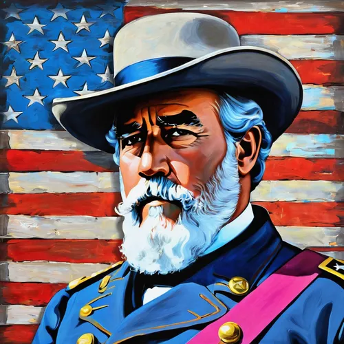 General Robert E Lee Painting  - General Robert E Lee Fine Art Print,patriot,general lee,uncle sam,appomattox court house,colonel,flag day (usa),chief cook,portrait background,american frontier,americ