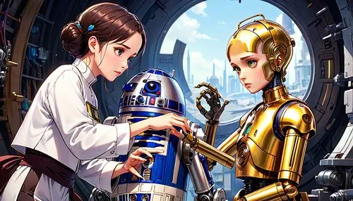 droids,padme,droid,starwars,star wars,apprentices,coruscant,ani,organa,lucasfilm,automatons,attendant,theed,kamino,imperial,reynato,perfumers,androids,skywalkers,maintenance,Anime,Anime,Traditional