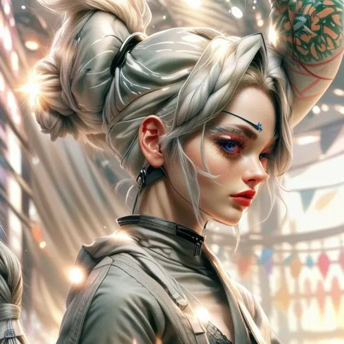 harley,harley quinn,cg artwork,full hd wallpaper,fantasy portrait,tiber riven,katana,fuki,amano,would a background,hong,coffee background,geisha,punk,female warrior,japanese art,tattoo girl,sci fiction illustration,cyborg,punk design