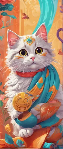 tea party cat,laksa,chinese pastoral cat,kitsune,moqueca,goldfish,cat vector,sashimi,cat food,cat warrior,noodle image,cat portrait,cat,cat-ketch,feline,cat child,mandarin sundae,noodling,detail shot,frosted flakes,Illustration,Abstract Fantasy,Abstract Fantasy 13