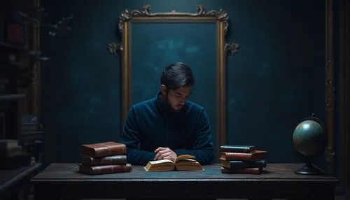 sagmeister,watchmaker,sokurov,the collector,man with a computer,baudelaires,miniaturist,manuscripts,lectura,tutor,librarian,investigadores,book wallpaper,jianfeng,the magician,topalov,hikikomori,photo manipulation,blue room,author,Photography,General,Realistic