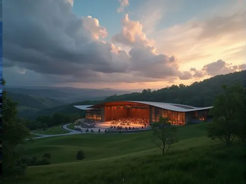 rockbridge,glimmerglass,snohetta,zumthor,swannanoa,brasstown,blue ridge mountains,appalachians,montreat,unicoi,bluemont,antinori,mccallie,appalachian,house in the mountains,botetourt,open air theatre,caramoor,tennessee,tennesse,Photography,General,Realistic