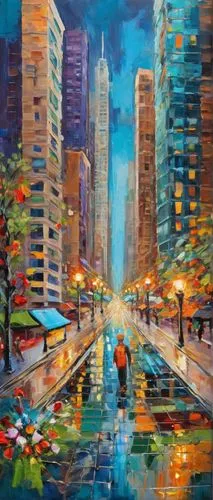 cityscape,colorful city,paulista,city scape,makati,oil painting on canvas,cityscapes,ciudad,skyscrapers,guangzhou,kordic,shanghai,oil painting,city highway,ciudades,metra,oil on canvas,lagos,impressionist,metropolis,Conceptual Art,Oil color,Oil Color 20