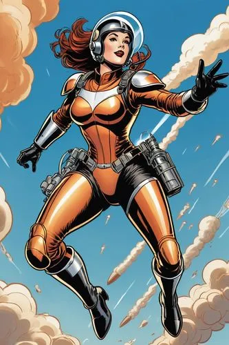 rocketeer,bulletgirl,giganta,palmiotti,teela,spiegle,Illustration,American Style,American Style 13