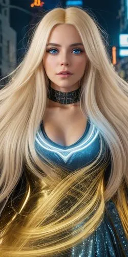 show off aurora,elsa,kryptarum-the bumble bee,goddess of justice,valerian,seamless texture,symetra,rapunzel,samara,sterntaler,eris,fantasy woman,barbie,yang,aurora yellow,artificial hair integrations,elza,aurora,celebration cape,female doll,Female,Eastern Europeans,Straight hair,Youth adult,M,Confidence,Underwear,Outdoor,Cyberpunk City