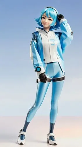 sportacus,hatsune miku,aqua,nel,aquamarine,saiko,Unique,3D,3D Character