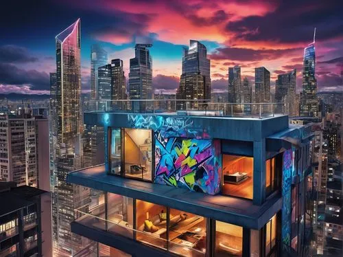 andaz,penthouses,sky apartment,cube house,gansevoort,colorful city,hkmiami,britto,kimmelman,graffiti art,cube stilt houses,jbr,condos,skyloft,megapolis,antilla,luxury real estate,muralist,cool pop art,graffiti,Conceptual Art,Graffiti Art,Graffiti Art 09