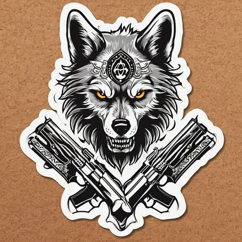 gray wolf,wolfdog,wolf,constellation wolf,wolves,sticker,coyote,european wolf,automotive decal,red wolf,animal stickers,howling wolf,patches,two wolves,howl,wolf hunting,stickers,grey fox,werewolf,clipart sticker,Unique,Design,Sticker