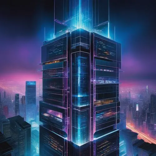 cybercity,cybertown,skyscraper,cyberport,pc tower,the skyscraper,skyscraping,supertall,ctbuh,electric tower,neuromancer,skycraper,megacorporation,highrises,lexcorp,cyberworld,mainframes,barad,megapolis,cyberpunk,Illustration,American Style,American Style 07