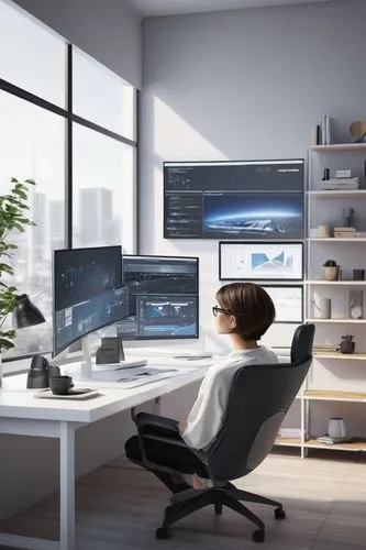 blur office background,modern office,working space,computer workstation,softimage,workstations,3d rendering,fractal design,workspaces,girl at the computer,computer room,cinema 4d,deskpro,creative office,computer monitor,man with a computer,3d rendered,render,renderman,thinkcentre,Illustration,Japanese style,Japanese Style 09